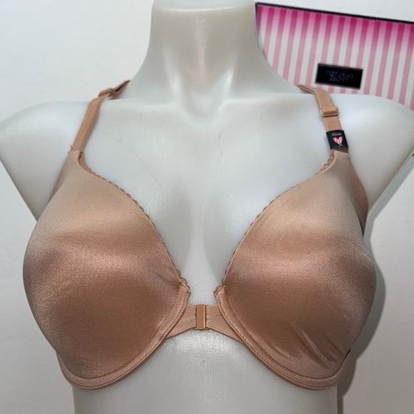 🔥Victoria's Secret Tan Bra body by Victoria lined perfect coverage Sz 32DDD New - Picture 1 of 5
